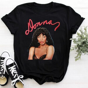 Donna Summer T Shirt Black Shirts